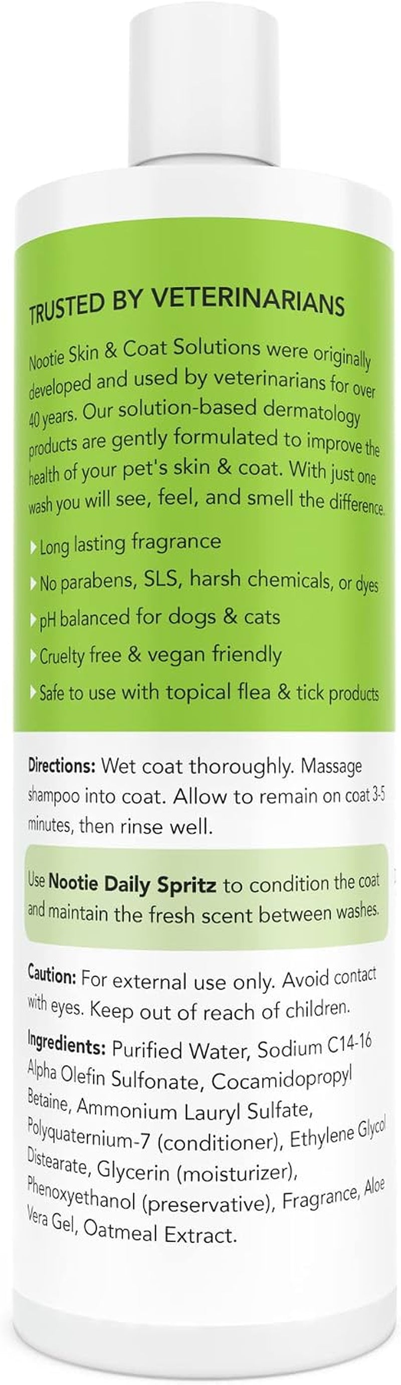 - Oatmeal Pet Shampoo for Sensitive Skin - Revitalizes Dry Skin & Coat - Natural Ingredients - Gentle Shampoo - Cleans & Conditions