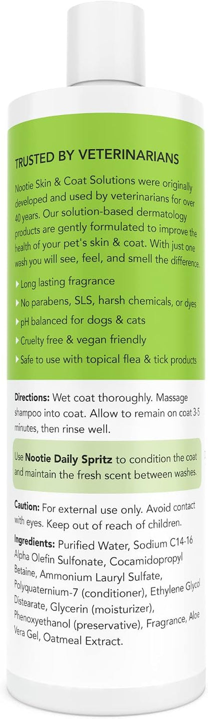 - Oatmeal Pet Shampoo for Sensitive Skin - Revitalizes Dry Skin & Coat - Natural Ingredients - Gentle Shampoo - Cleans & Conditions