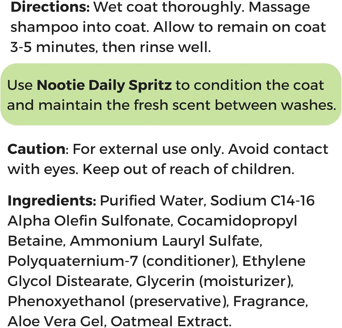 - Oatmeal Pet Shampoo for Sensitive Skin - Revitalizes Dry Skin & Coat - Natural Ingredients - Gentle Shampoo - Cleans & Conditions