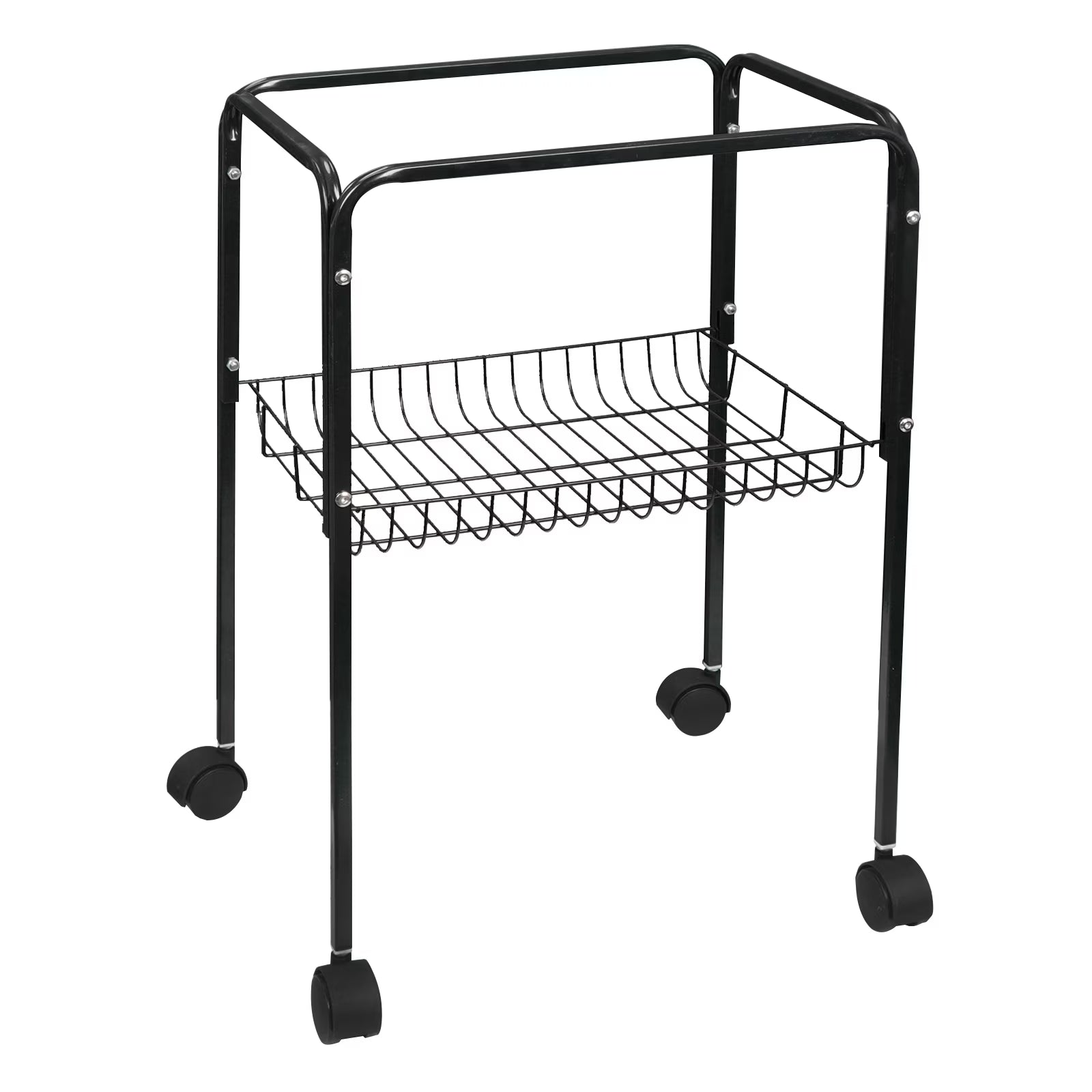 59'' Bird Cage Large Wrought Iron Cage for Cockatiel Sun Conure Parakeet with Rolling Stand