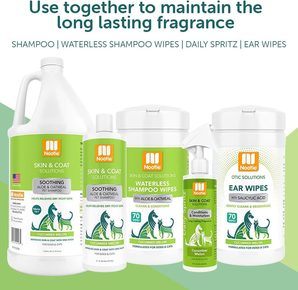 - Oatmeal Pet Shampoo for Sensitive Skin - Revitalizes Dry Skin & Coat - Natural Ingredients - Gentle Shampoo - Cleans & Conditions